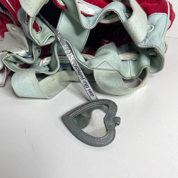 FAIR CONDITION Juicy Couture Your Royal Highness Red Green Bag Y2K and Wallet - Picture 11 of 16